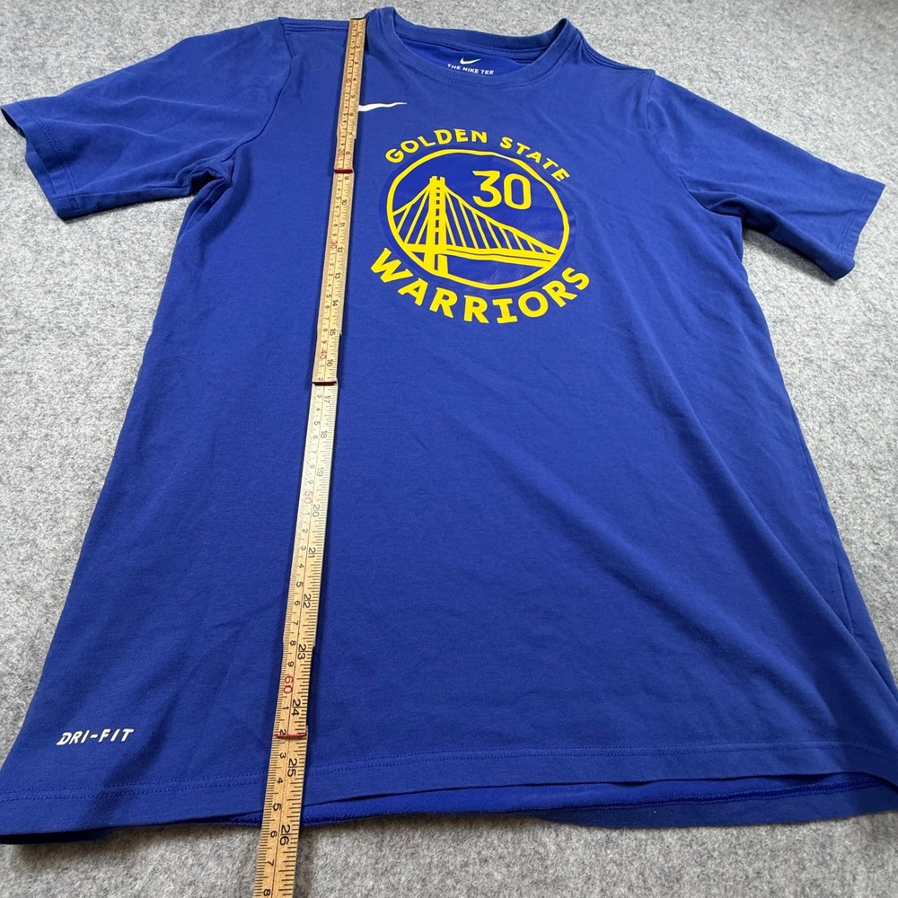 Nike Youth Stephen Curry Golden State Warriors T Shirt XL Blue Dri FIT Graphic - Picture 7 of 10